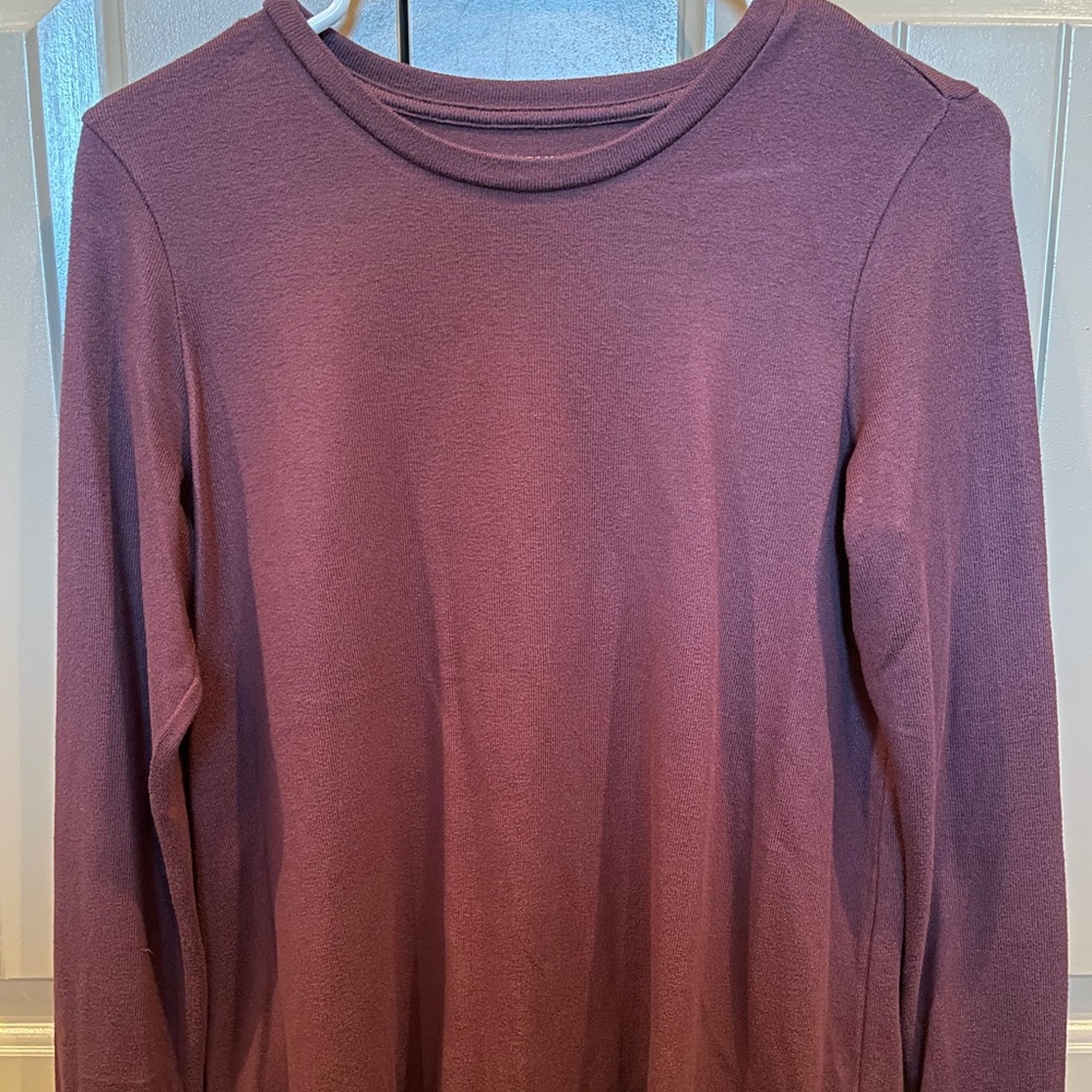 Super Soft Maroon Long Sleeve